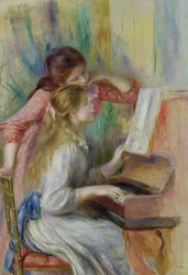 Jóvenes Chicas al Piano, c.1890